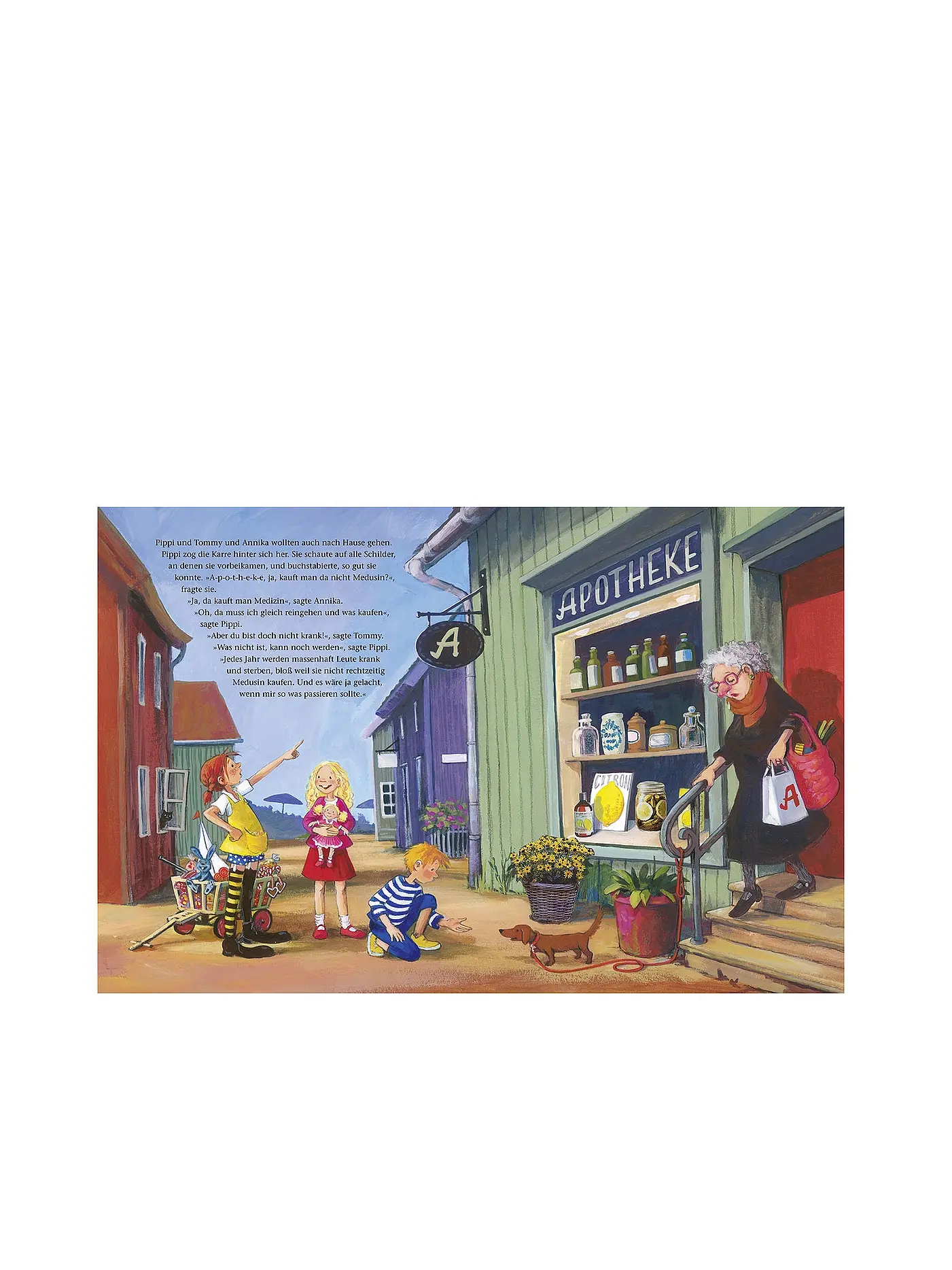 OETINGER VERLAG | Buch - Pippi Langstrumpf geht einkaufen, Astrid Lindgren | 